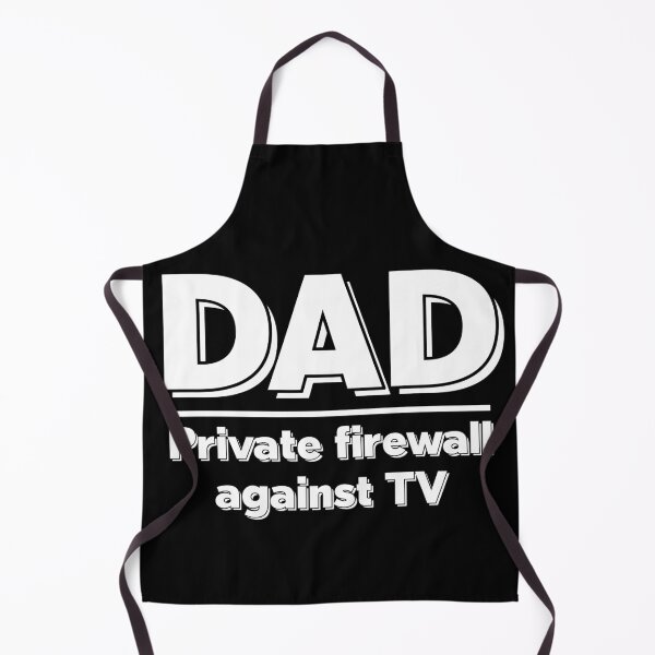 Item preview, Dad: Private Firewall Against TV - Anti Screen Time Humor designed and sold by Doodle-Bloom.