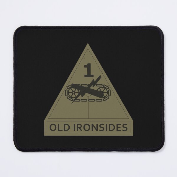 Item preview, Army - SSI - 1st Armored Division w Name Tape - Subdued X 300 designed and sold by Military Insignia Products.