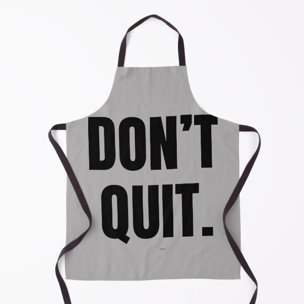 Item preview, Don’t Quit – Black Bold Motivational Quote Gym & Mindset Design designed and sold by NilofaDesigns.