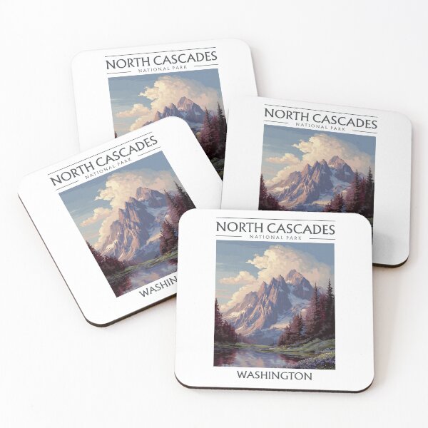 Item preview, North Cascades National Park - Washington designed and sold by GoodOldVintage.