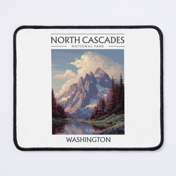 Item preview, North Cascades National Park - Washington designed and sold by GoodOldVintage.