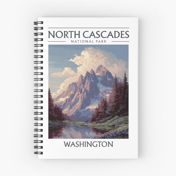 Item preview, North Cascades National Park - Washington designed and sold by GoodOldVintage.