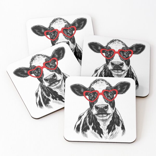 Item preview, Cow Love Valentine Western Red sunglasses  designed and sold by will freed18.
