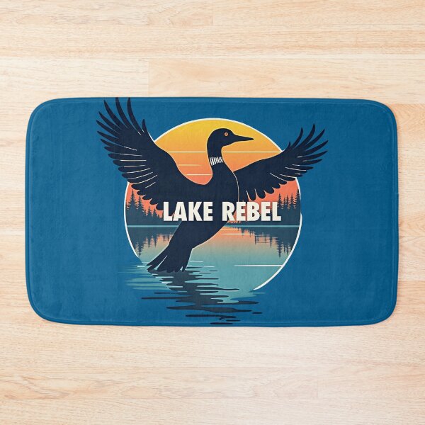 Item preview, Lake Rebel Loon - Retro Minnesota Summer Sunset designed and sold by The Grumpy Pet Club.