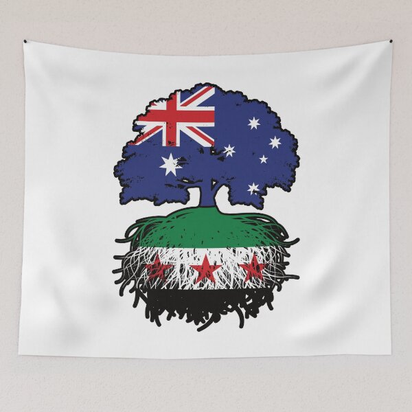 Item preview, Syrian Australian Roots and Crown Tree designed and sold by FlagX.