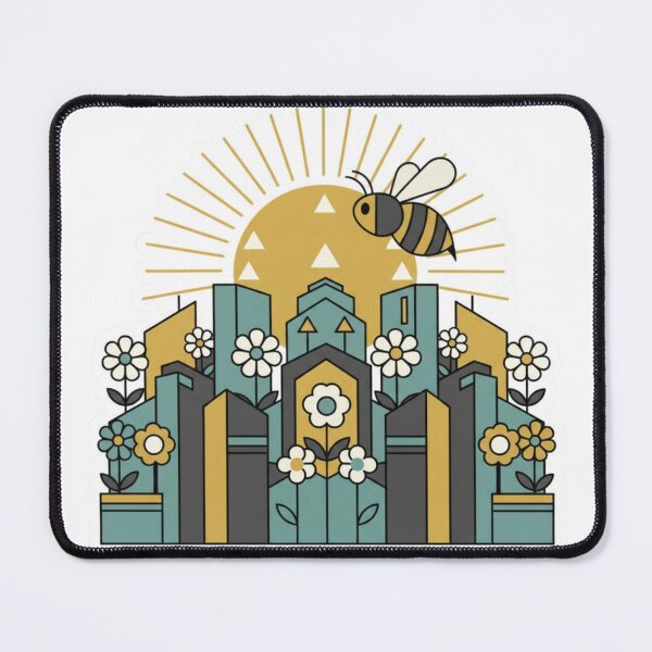 Item preview, Save the City Bees – Urban Biodiversity Eco Art designed and sold by LaurannaDesign.