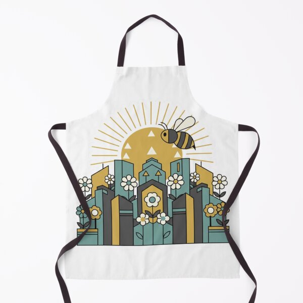Item preview, Save the City Bees – Urban Biodiversity Eco Art designed and sold by LaurannaDesign.