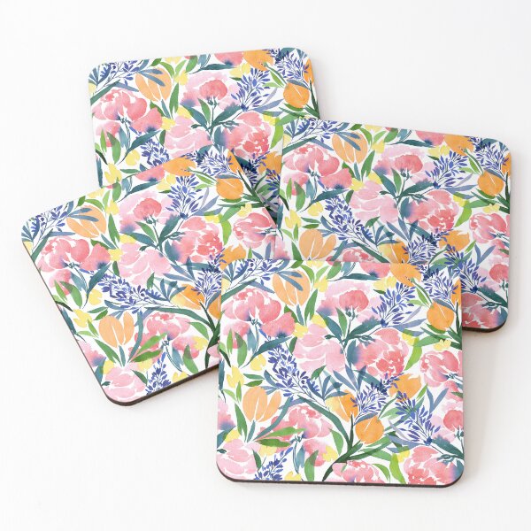 Item preview, Maximalist Florals_ Watercolor Red Peonies designed and sold by THE COLOR ALCHEMY.