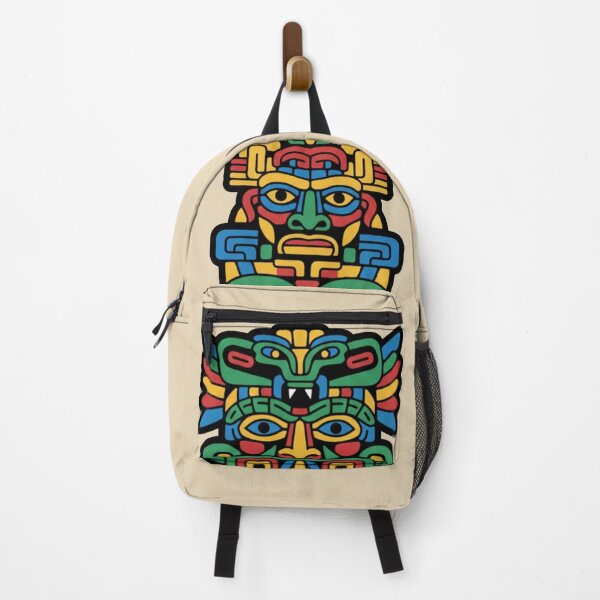 Item preview, Aztec Totem Mask | Colorful Tribal Mesoamerican Totem Vector designed and sold by JonelCrafts.