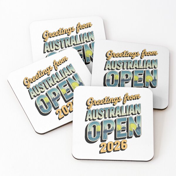 Item preview, Australian Open 2026 Retro Vintage Tennis Fan Art Design designed and sold by Supri123.