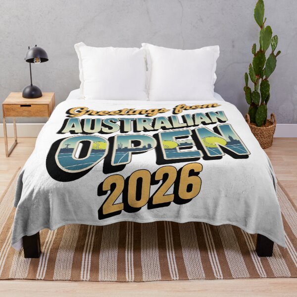 Item preview, Australian Open 2026 Retro Vintage Tennis Fan Art Design designed and sold by Supri123.
