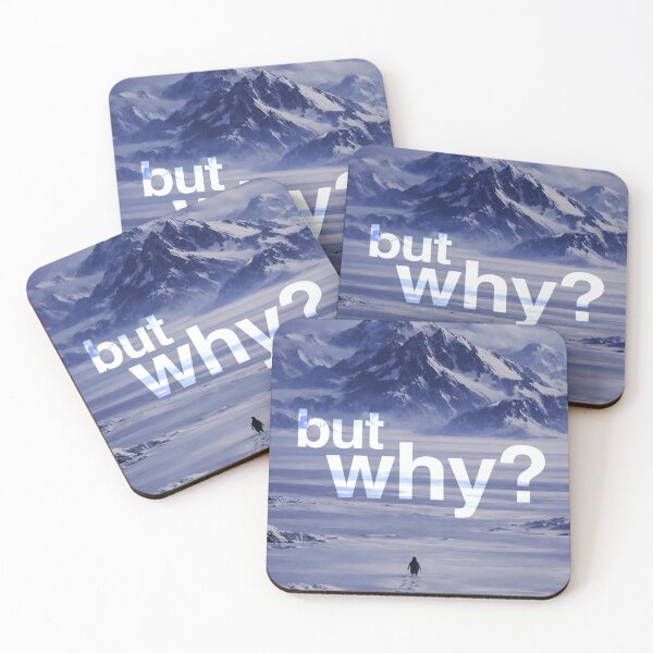 Item preview, But Why - Nihilist Penguin Goes Towards a Mountain Meme designed and sold by brkvdesign.