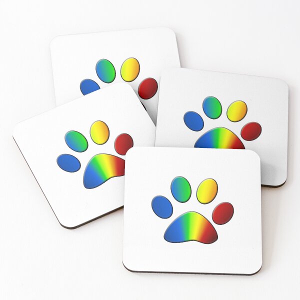 Item preview, Rainbow Paw Print - Dog Paw designed and sold by SouthShorePics.