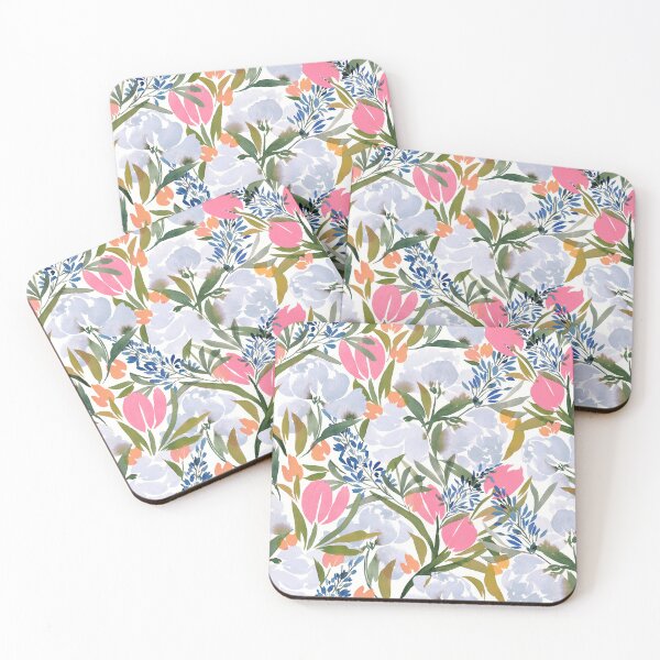 Item preview, Maximalist Florals_ Watercolor Blue Peonies designed and sold by THE COLOR ALCHEMY.