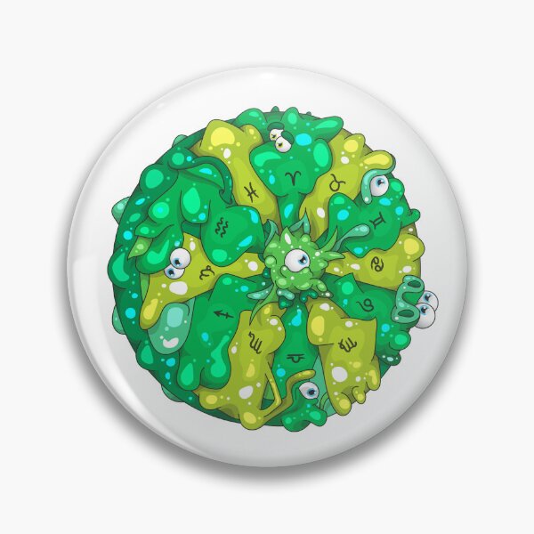 Item preview, Zodiac #13 - Alien Zodiac Wheel designed and sold by liquid-print.