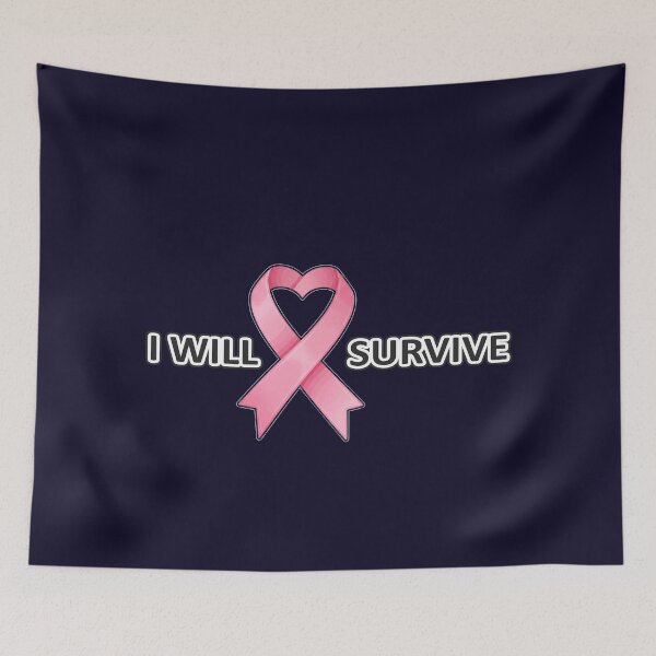 Item preview, Copy of I Will Survive - Cancer Awareness Empowerment & Support Ribbon designed and sold by Teepot888.