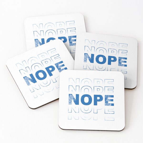 Item preview, NOPE - Vintage Thank You Design designed and sold by AllTeeAllShade.