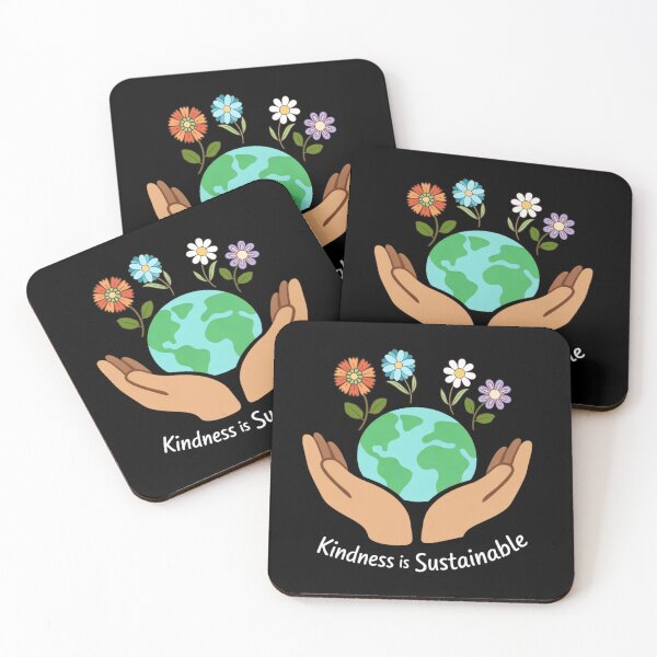 Item preview, Kindness Is Sustainable Earth Day designed and sold by FreshVibe Prints.