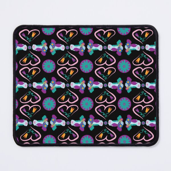 Item preview, Happy Holstein Purple & Teal Duo on Black designed and sold by Digitalmyth's Designs.