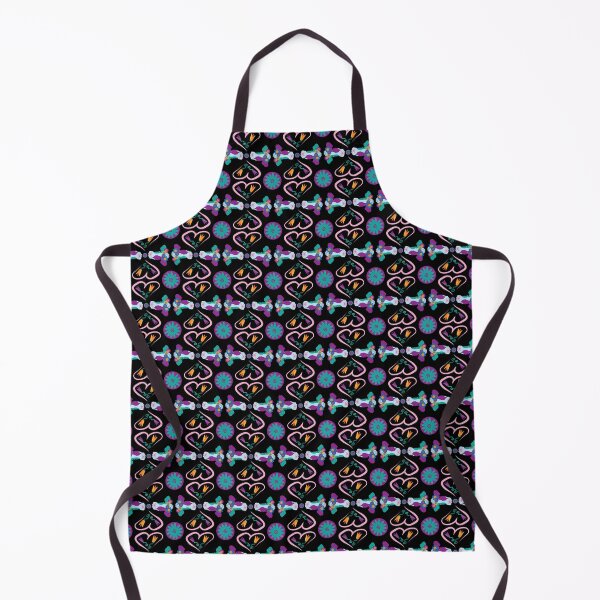 Item preview, Happy Holstein Purple & Teal Duo on Black designed and sold by Digitalmyth's Designs.