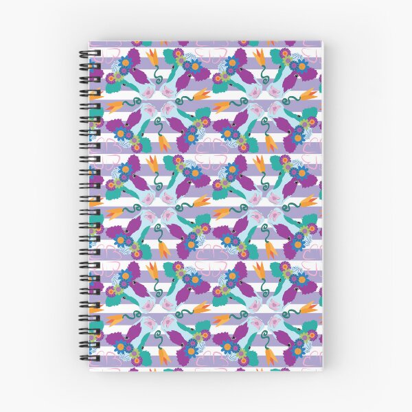 Item preview, Happy Holstein Purple & Teal Quad on Lavender Horizontal Stripe designed and sold by Digitalmyth's Designs.