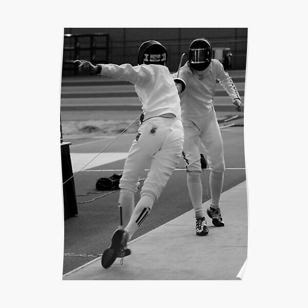 "Fencing Lunge" Poster for Sale by gurumel Redbubble