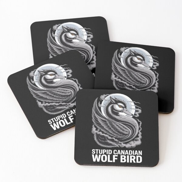 Item preview, Stupid Canadian Wolf Bird - Majestic Flying Feathers Flame Design designed and sold by DarylWelsh2024.