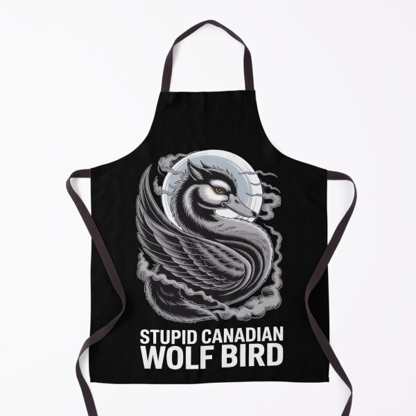 Item preview, Stupid Canadian Wolf Bird - Majestic Flying Feathers Flame Design designed and sold by DarylWelsh2024.