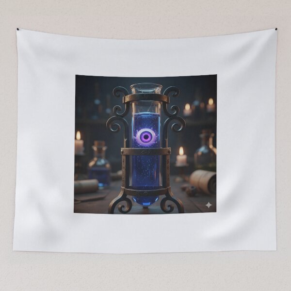 Item preview, The Alchemist's Eye - Surreal Living Catalyst in Test Tube designed and sold by ArtCrafter13.