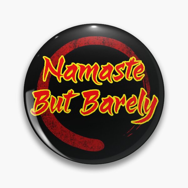 Item preview, Namaste But Barely designed and sold by WickedBuddha.