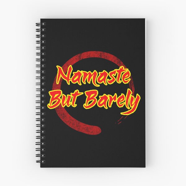 Item preview, Namaste But Barely designed and sold by WickedBuddha.