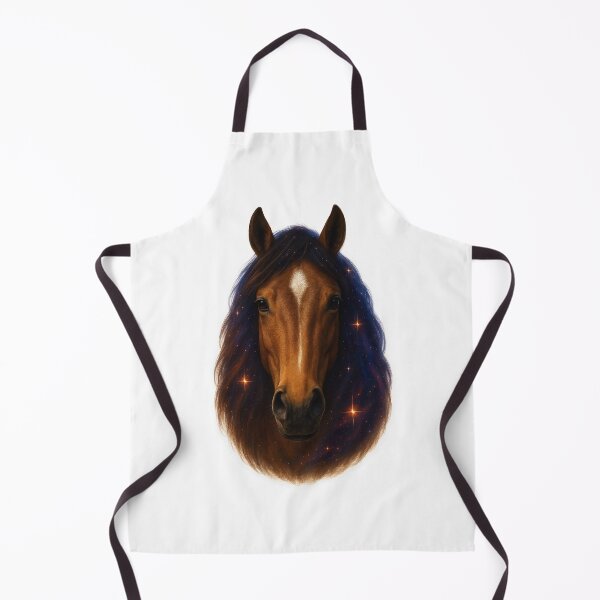 Item preview, Cosmic Horse Head Sticker – Galaxy Mane Fantasy Art designed and sold by ImaginingNebulae.