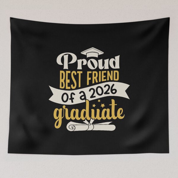 Item preview, Graduation 2026 Proud Best Friend Of A Graduate designed and sold by eclecTEEq.
