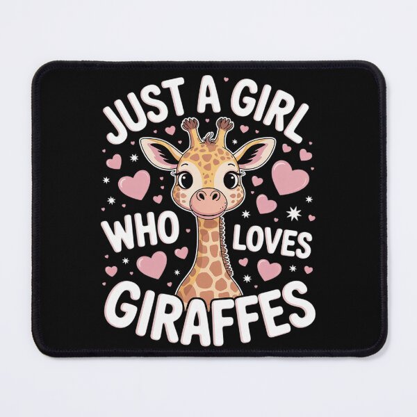 Item preview, Just a Girl who loves Giraffes 5 designed and sold by joyouartArt.
