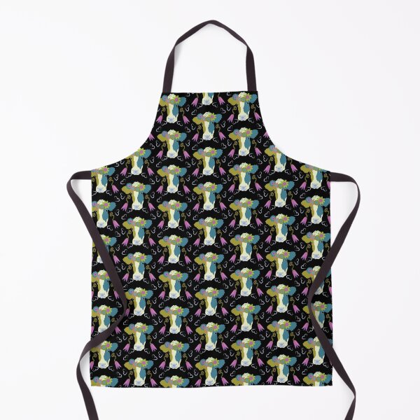 Item preview, Holstein Olive & Teal on Black designed and sold by Digitalmyth's Designs.