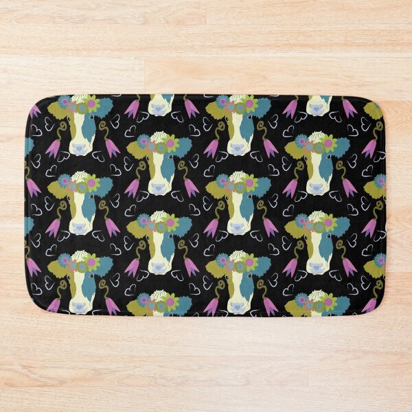 Item preview, Holstein Olive & Teal on Black designed and sold by Digitalmyth's Designs.