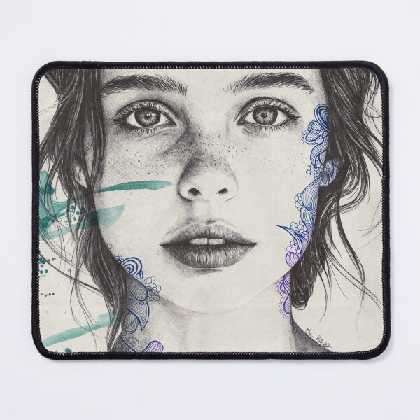 Item preview, Tenderness, Exhausted - Intimate Female Portrait Doodles designed and sold by Marco Paludet.
