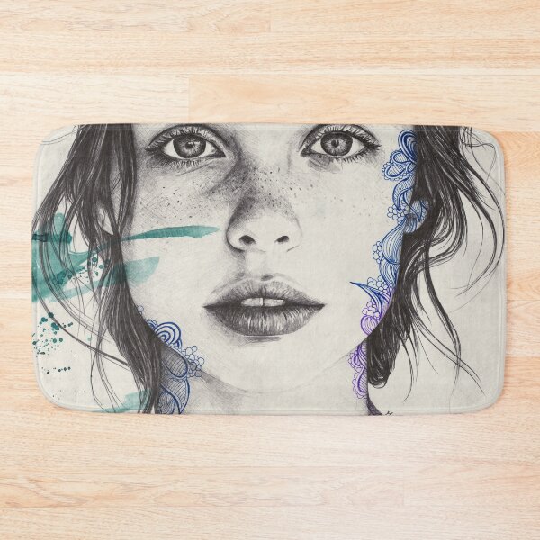 Item preview, Tenderness, Exhausted - Intimate Female Portrait Doodles designed and sold by Marco Paludet.