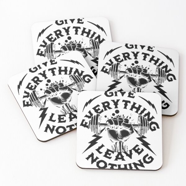 Item preview, Give Everything Leave Nothing Weightlifting Motivation designed and sold by fancy-to-shop.