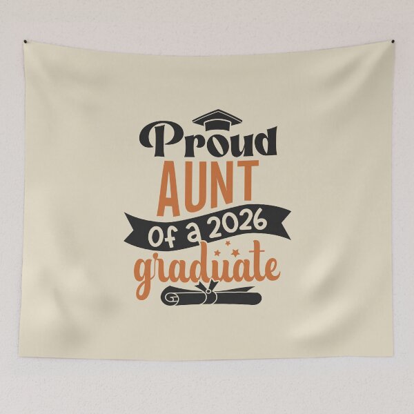 Item preview, Proud Aunt Of A 2026 Graduate Family Member Graduation designed and sold by eclecTEEq.