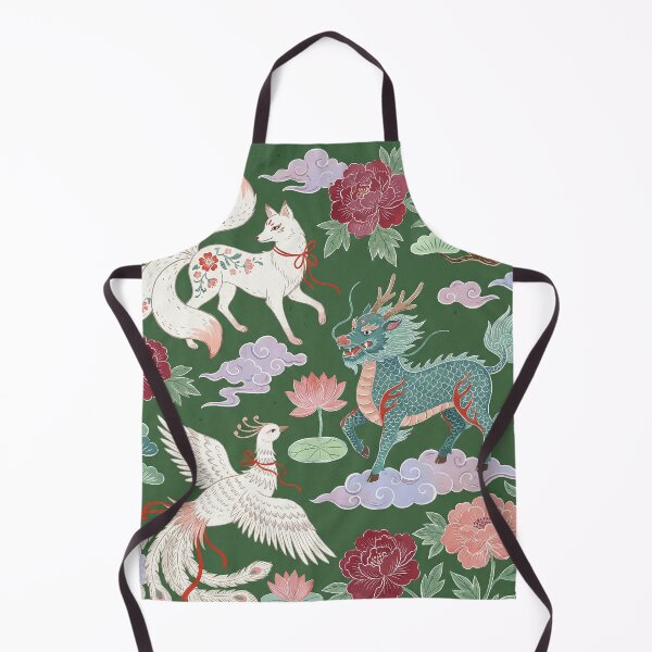 Item preview, Asian Mythology Kitsune Dragon Phoenix Garden designed and sold by zzz888.