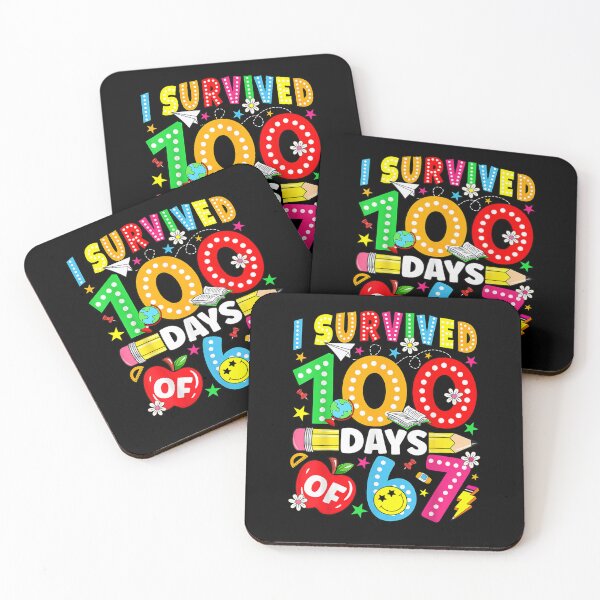 Item preview, I Survived 100 Days of 67 100th Day of School Kids Teacher designed and sold by MatherFisher.
