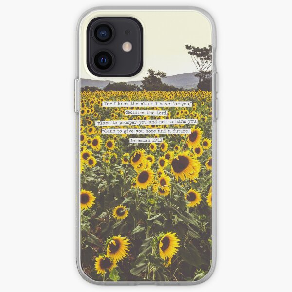 Jeremiah Sunflowers iPhone Soft Case