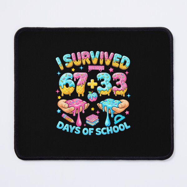 Item preview, Funny Kids 6 7 100th Day Teacher I Survived 100 Days 67 designed and sold by MatherFisher.