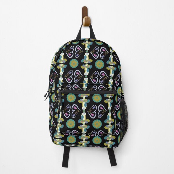 Item preview, Happy Holstein Olive & Teal Duo on Black designed and sold by Digitalmyth's Designs.