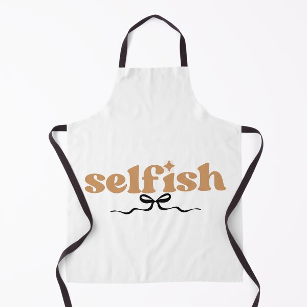 Item preview, Selfish RETRO wavy typography, vintage brown ribbon aesthetic logo designed and sold by AbstractRevival.