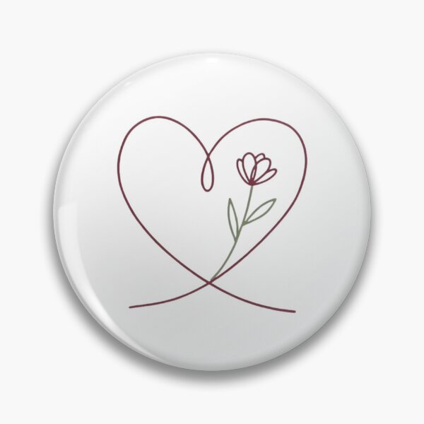 Item preview, Minimalist Line Art Heart Illustration designed and sold by Amevvoo.