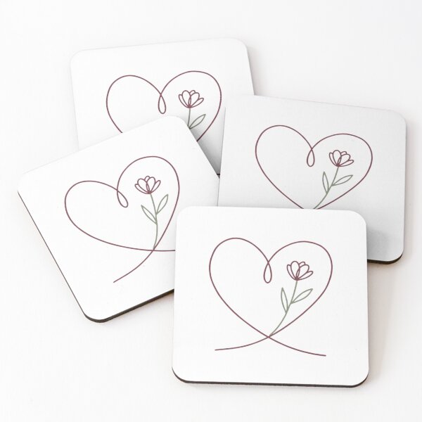 Item preview, Minimalist Line Art Heart Illustration designed and sold by Amevvoo.