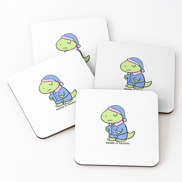 Item preview, Snore-o-Saurus Sleeping Dino designed and sold by carboncanvas_atelier.