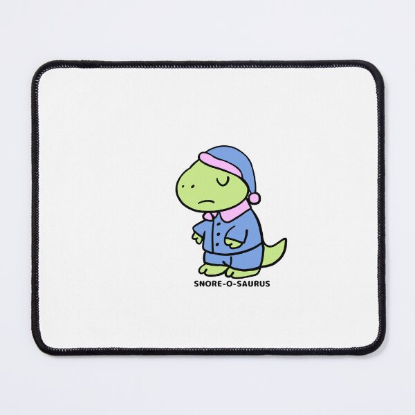 Item preview, Snore-o-Saurus Sleeping Dino designed and sold by carboncanvas_atelier.